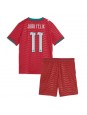 Portugalsko Joao Felix #11 Domácí dres pro děti MS 2026 Krátký Rukáv (+ trenýrky)